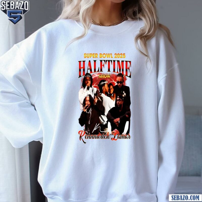 Retro Vintage Super Bowl 2025 Halftime Show Kendrick Lamar Shirt sweatshirt