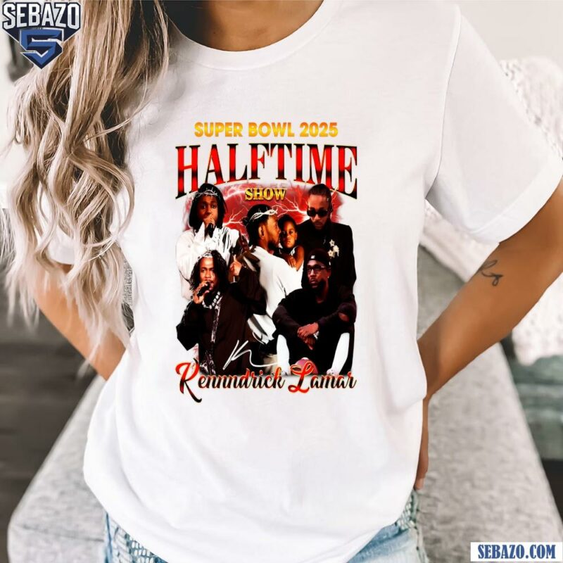 Retro Vintage Super Bowl 2025 Halftime Show Kendrick Lamar Shirt t-shirt