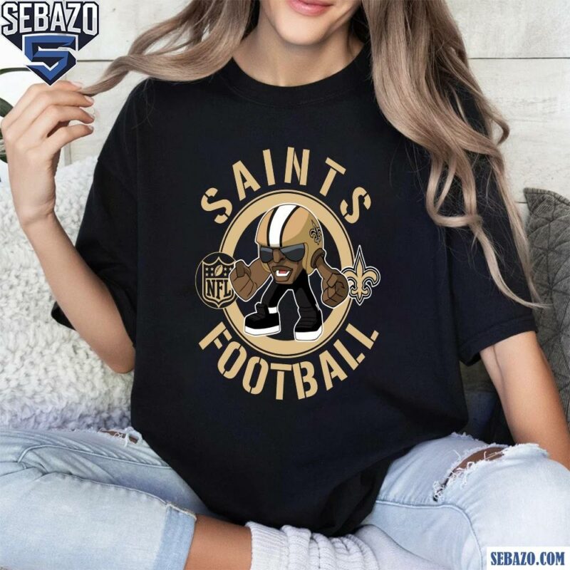 Saints Football Nfl Rush Zone Cartoon Character Shirt t-shirt