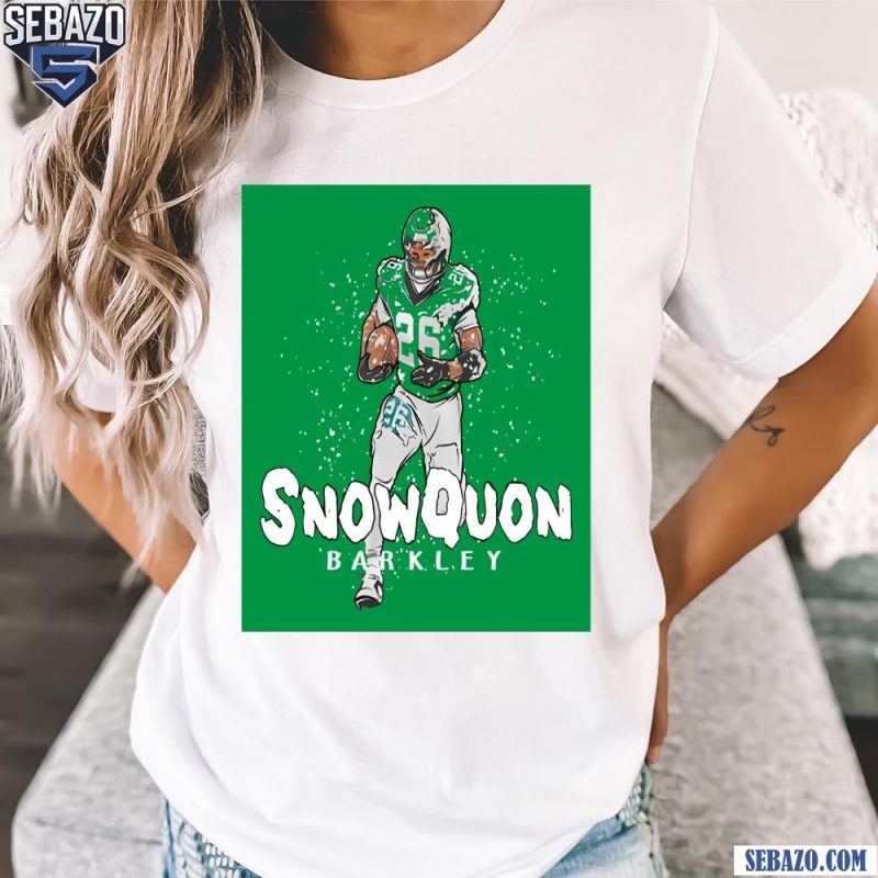 Saquon Barkley Snowquon Barkley Philadelphia Eagles Shirt t-shirt