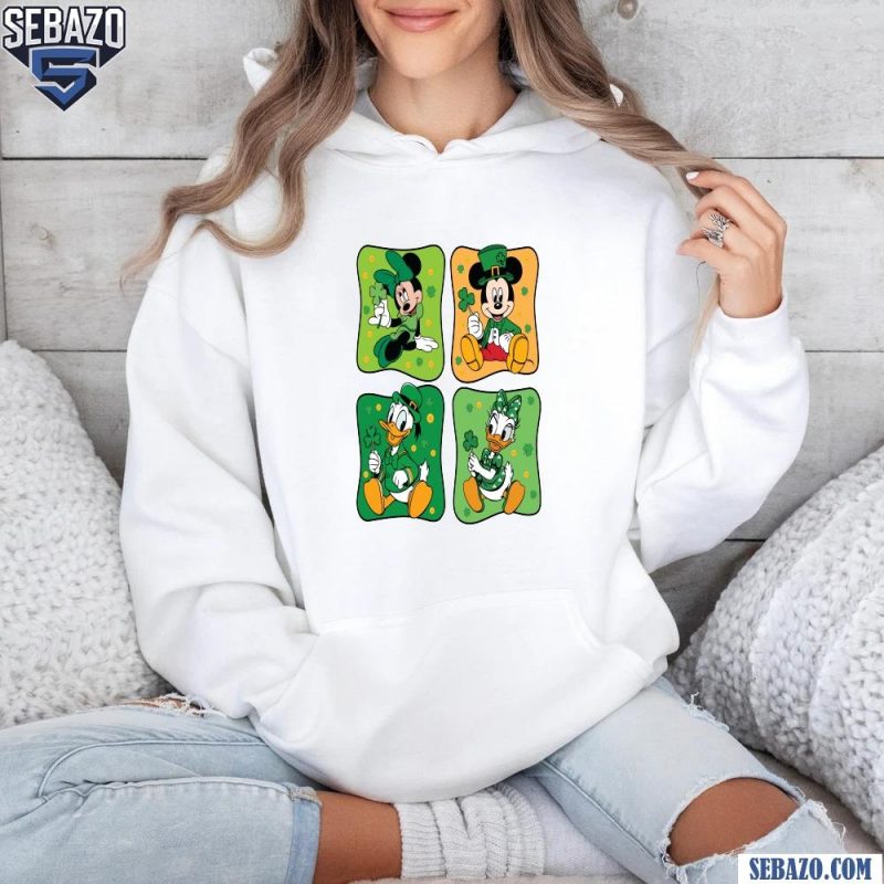 St Patricks Day Disney Friends Collage Shirt hoodie