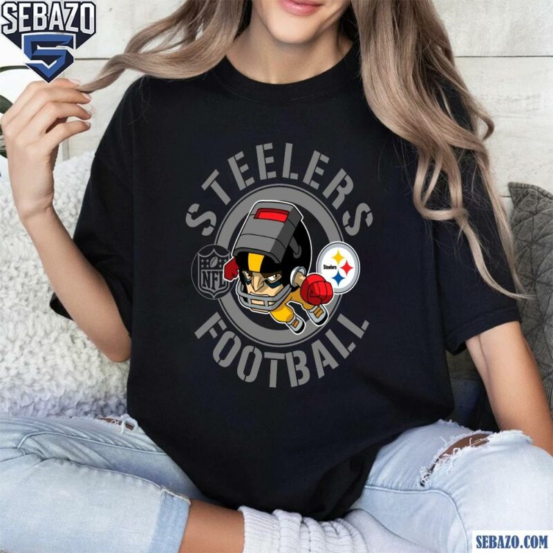 Steelers Football Nfl Rush Zone Cartoon Character Shirt t-shirt