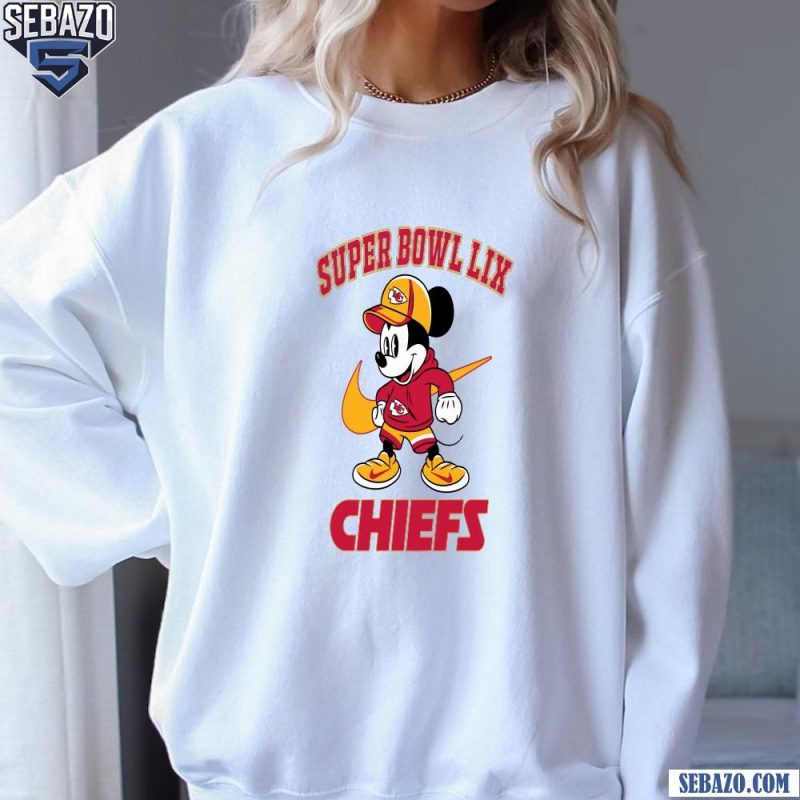 Super Bowl LIX Mickey Mouse Kansas City Chiefs Shirt sweatshirt