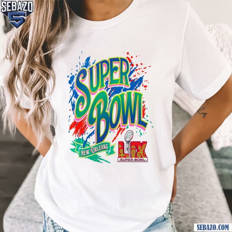 Super Bowl New Orleans Lix Nfl Football 2025 Shirt t-shirt