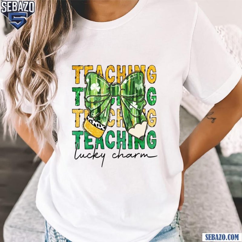 Teaching Lucky Charm Coquette Pencil Shirt t-shirt