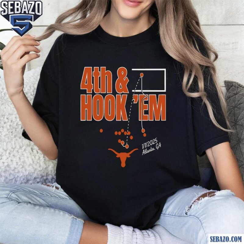 Texas Longhorns Football 4Th Andhook Em Shirt t-shirt