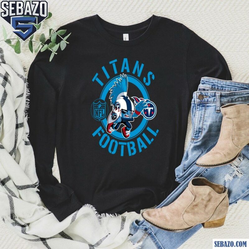 Titans Football Nfl Rush Zone Cartoon Character Shirt long sleeved