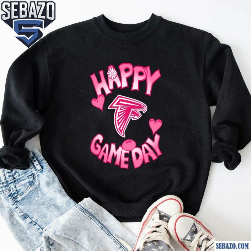 Valentines Day Atlanta Falcons Happy Gameday Shirt sweatshirt