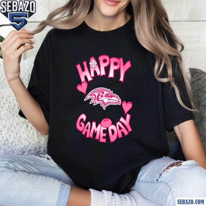 Valentines Day Baltimore Ravens Happy Gameday Shirt t-shirt