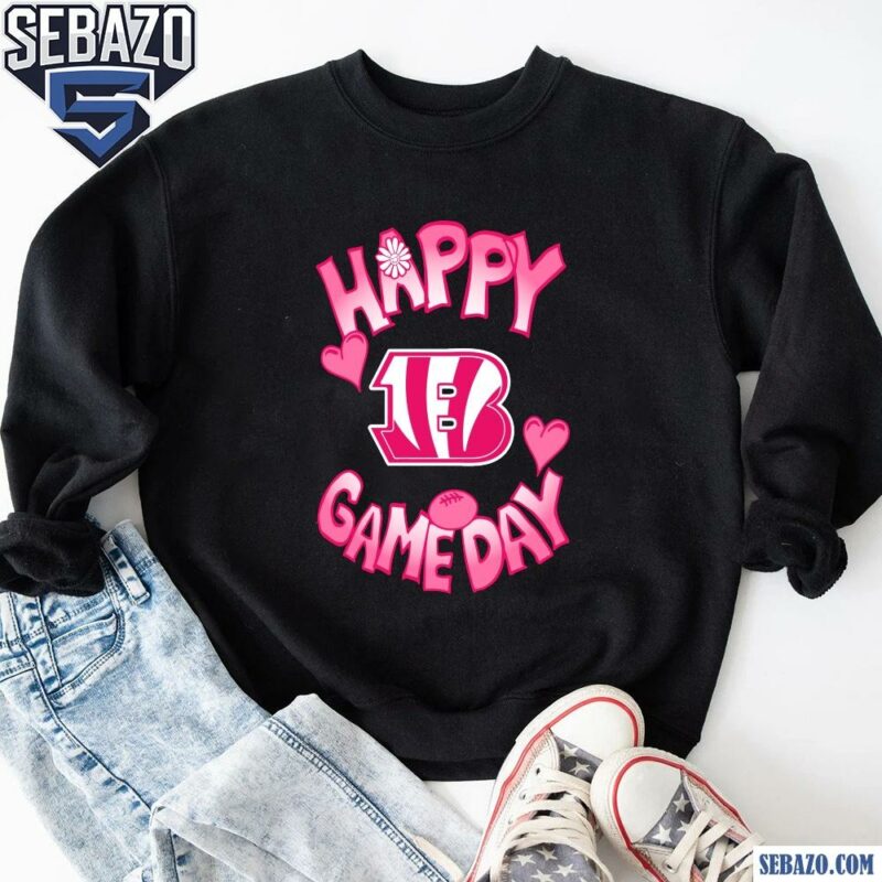 Valentines Day Cincinnati Bengals Happy Gameday Shirt sweatshirt