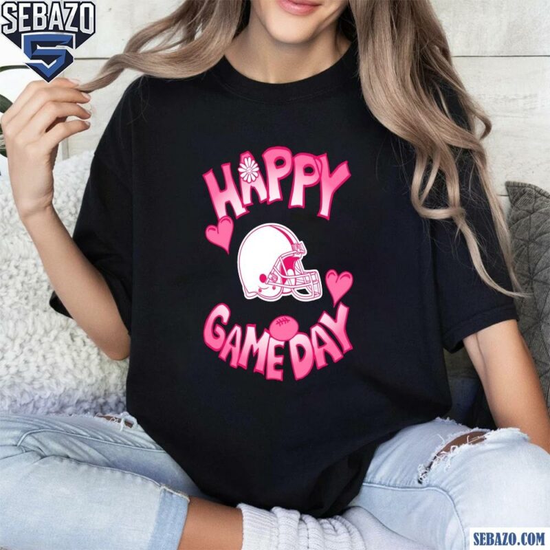 Valentines Day Cleveland Browns Happy Gameday Shirt t-shirt