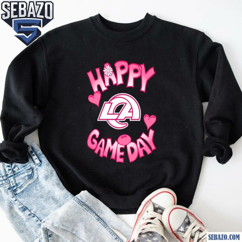 Valentines Day Los Angeles Rams Happy Gameday Shirt sweatshirt