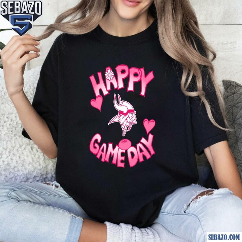 Valentines Day Minnesota Vikings Happy Gameday Shirt t-shirt