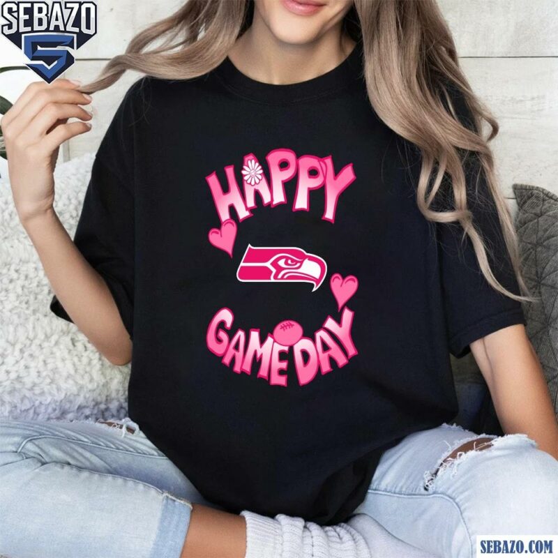 Valentines Day Seattle Seahawks Happy Gameday Shirt t-shirt