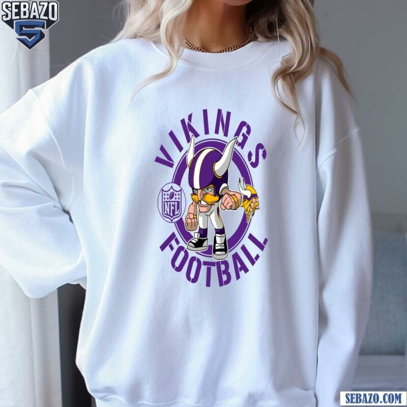 Vikings Football Nfl Rush Zone Cartoon Character Shirt sweatshirt