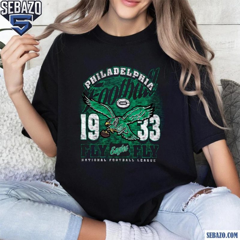 Vintage 1933 Philadelphia Football Fly Eagles Fly NFL Shirt t-shirt