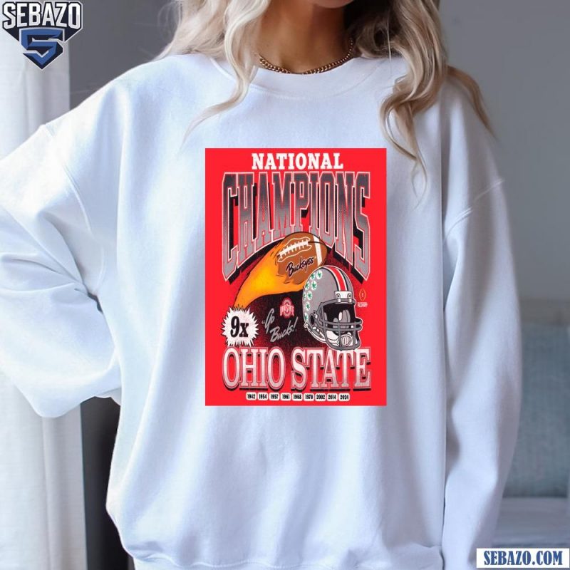 Vintage 9x National Champions Ohio State Buckeyes Shirt sweatshirt