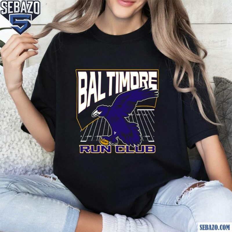 Vintage Baltimore Ravens Football Run Club Shirt t-shirt