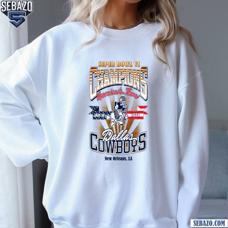 Vintage Dallas Cowboys Super Bowl Vi Champions Shirt sweatshirt