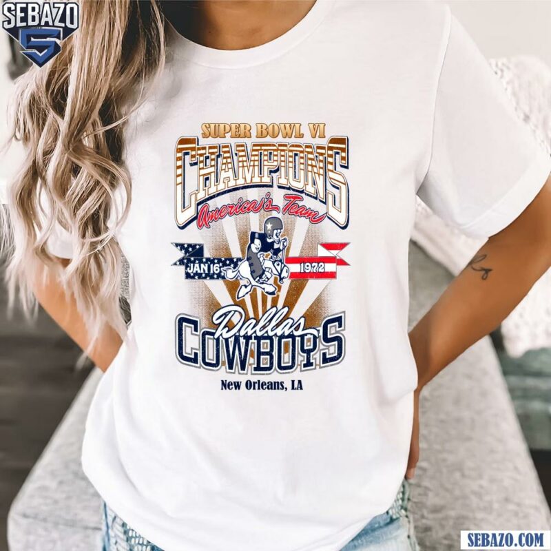 Vintage Dallas Cowboys Super Bowl Vi Champions Shirt t-shirt