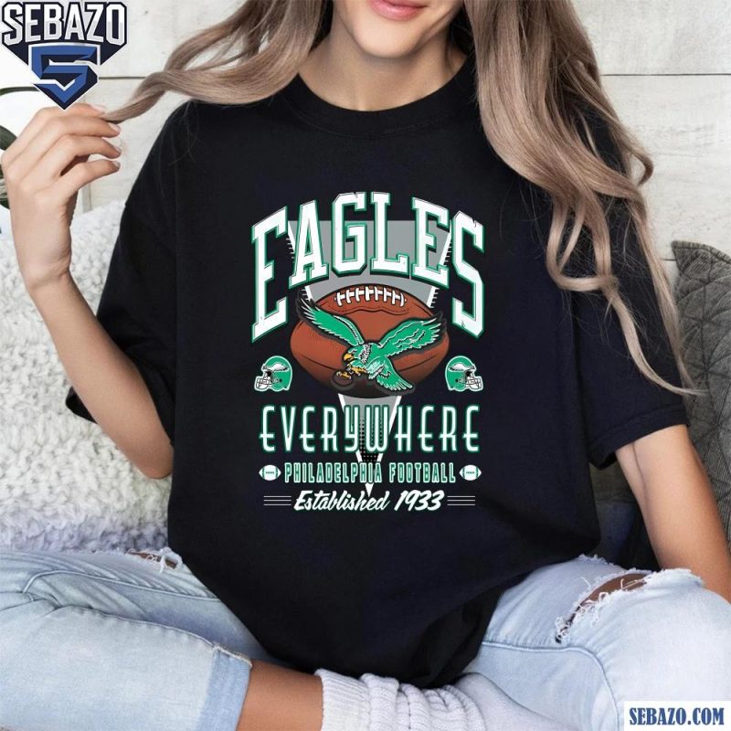 Vintage Eagles Everywhere Philadelphia Football Est 1933 Shirt t-shirt