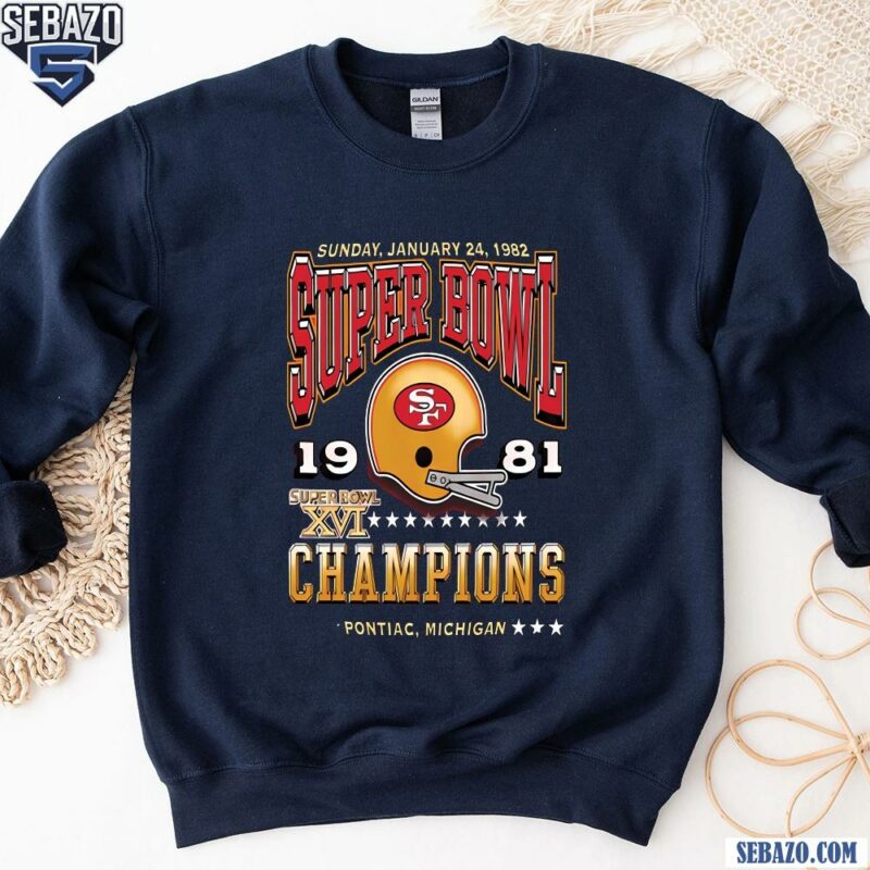 Vintage Super Bowl 1981 Champions San Francisco 49Ers Shirt sweatshirt