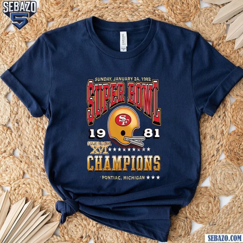 Vintage Super Bowl 1981 Champions San Francisco 49Ers Shirt t-shirt