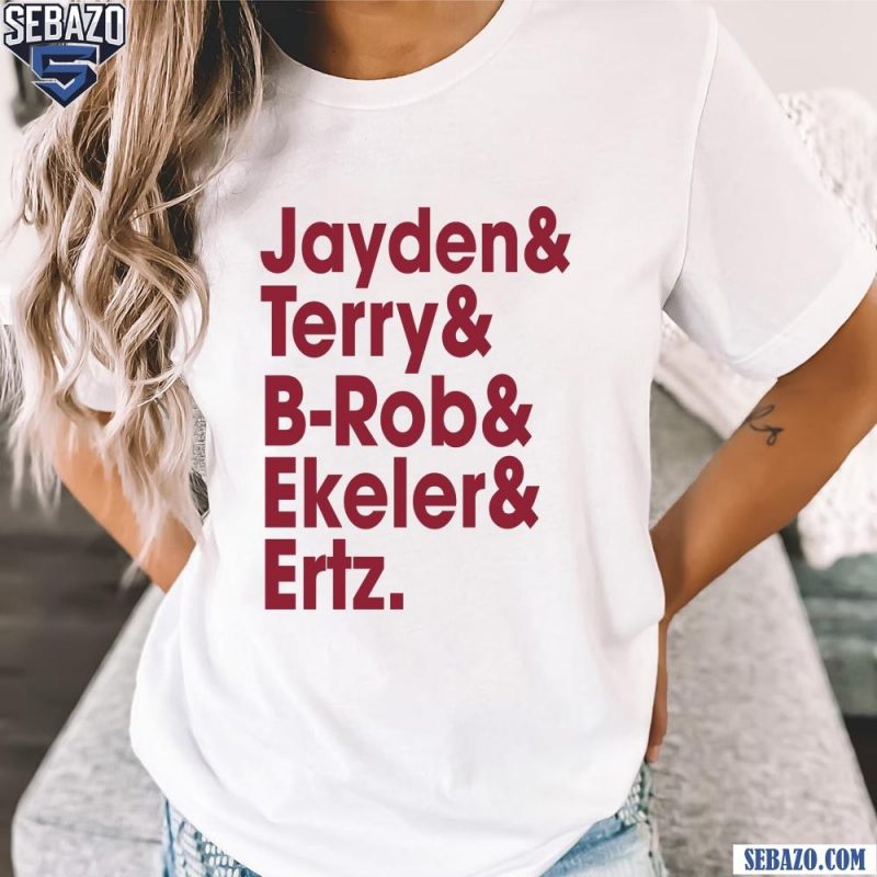 Washington Ampersand Stars Jayden Terry B Rob Ekeler Ertz Shirt t-shirt