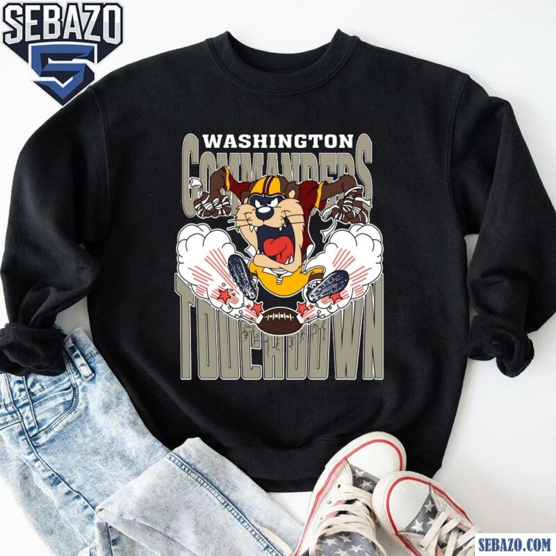 Washington Commanders Tuchdown Nfl Tasmanian Devil Shirt sweatshirt