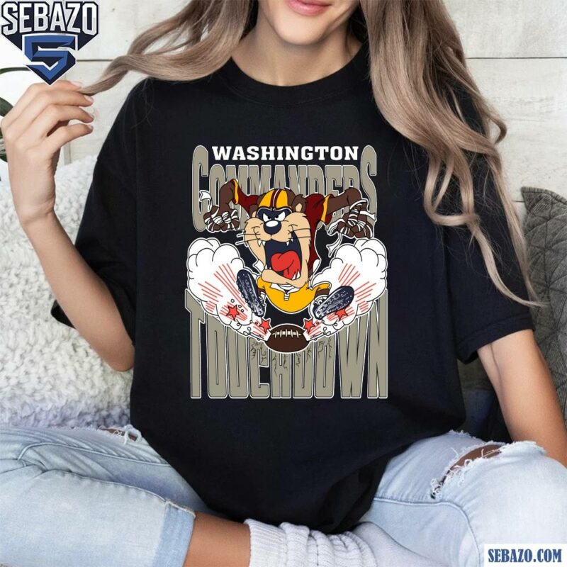 Washington Commanders Tuchdown Nfl Tasmanian Devil Shirt t-shirt