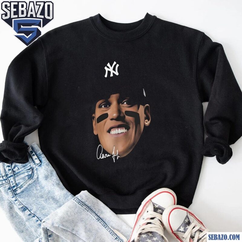 Aaron Judge Signature Big Face New York Yankees Players Shirt sweatshirt