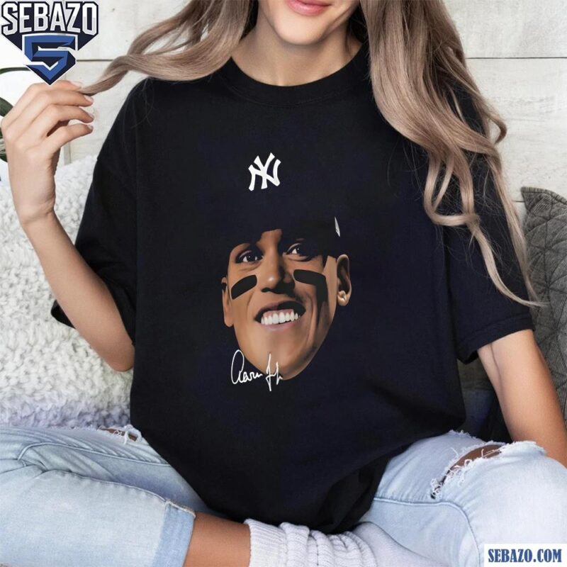 Aaron Judge Signature Big Face New York Yankees Players Shirt t-shirt