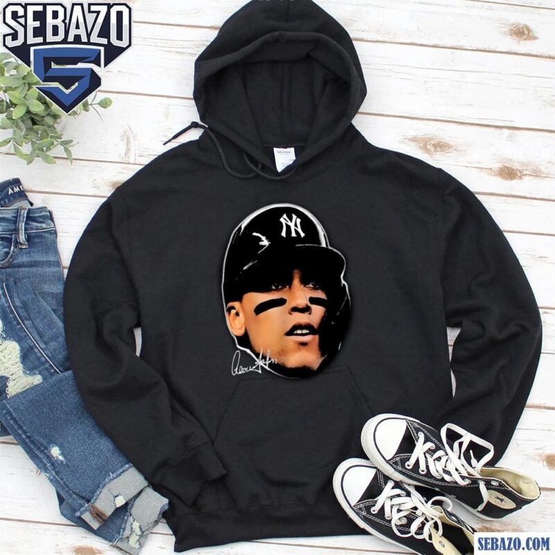 Aaron Judge Yankees Big Face Signature Shirt hoodie