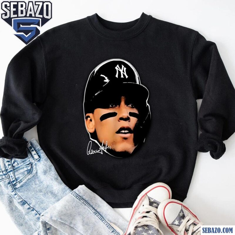 Aaron Judge Yankees Big Face Signature Shirt sweatshirt