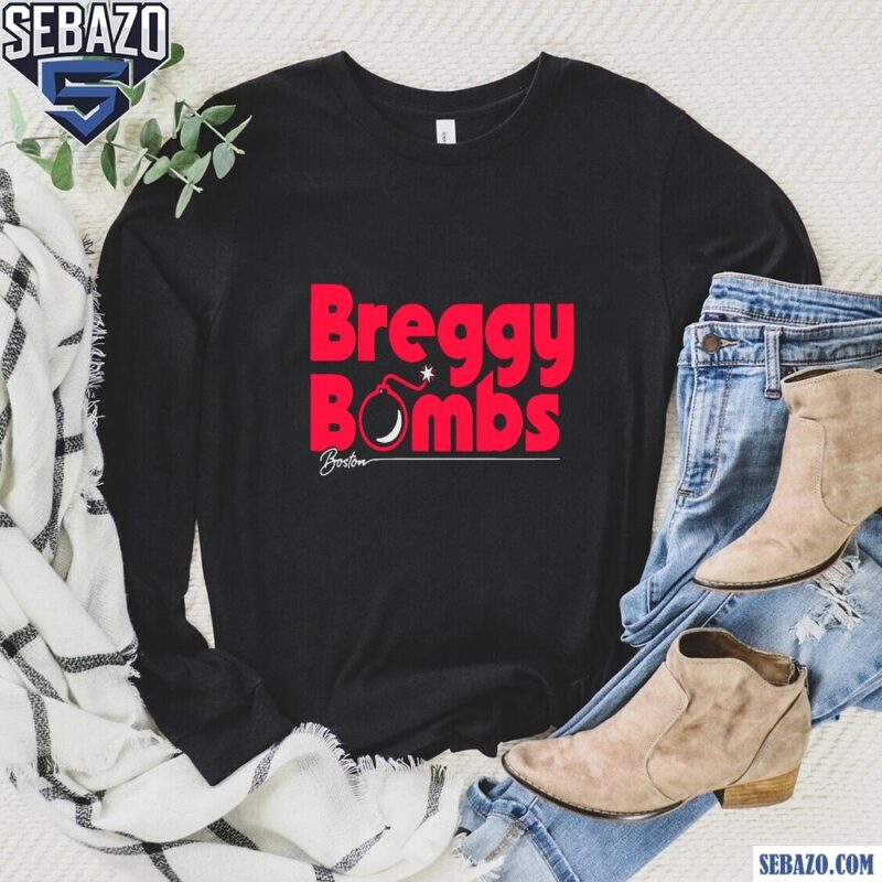 Alex Bregman Boston Red Sox Breggy Bombs long sleeved