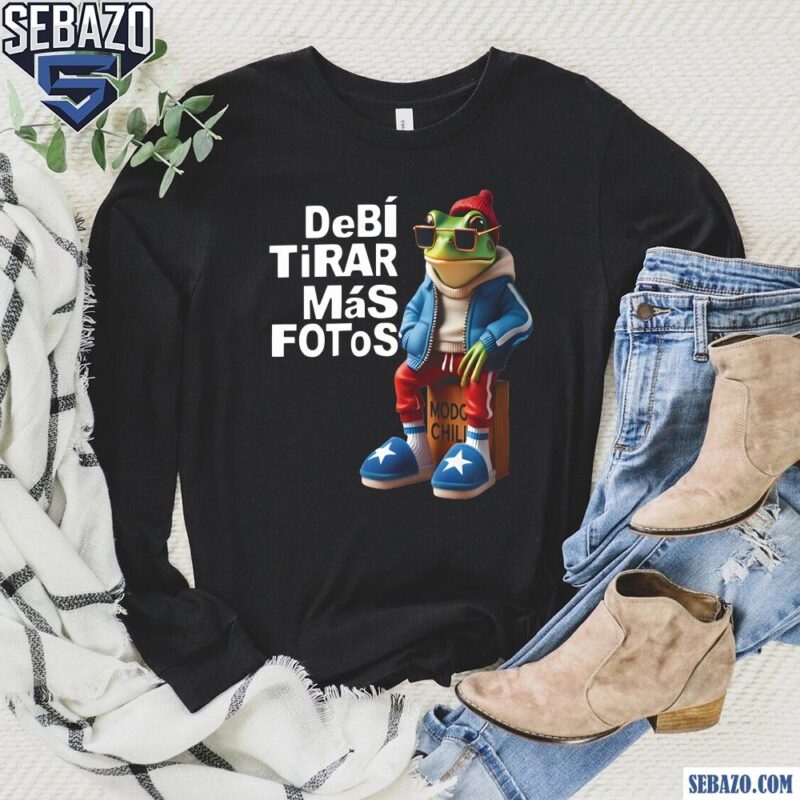 Bad Bunny Frog Debi Tirar Mas Fotos Album Shirt long sleeved