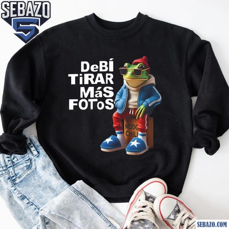 Bad Bunny Frog Debi Tirar Mas Fotos Album Shirt sweatshirt