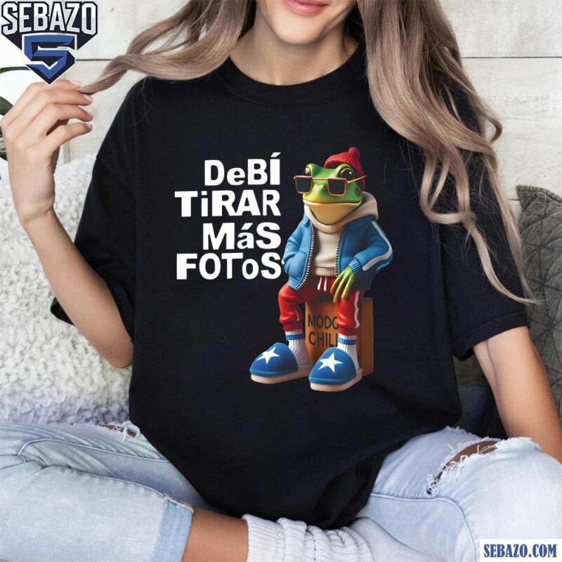 Bad Bunny Frog Debi Tirar Mas Fotos Album Shirt t-shirt