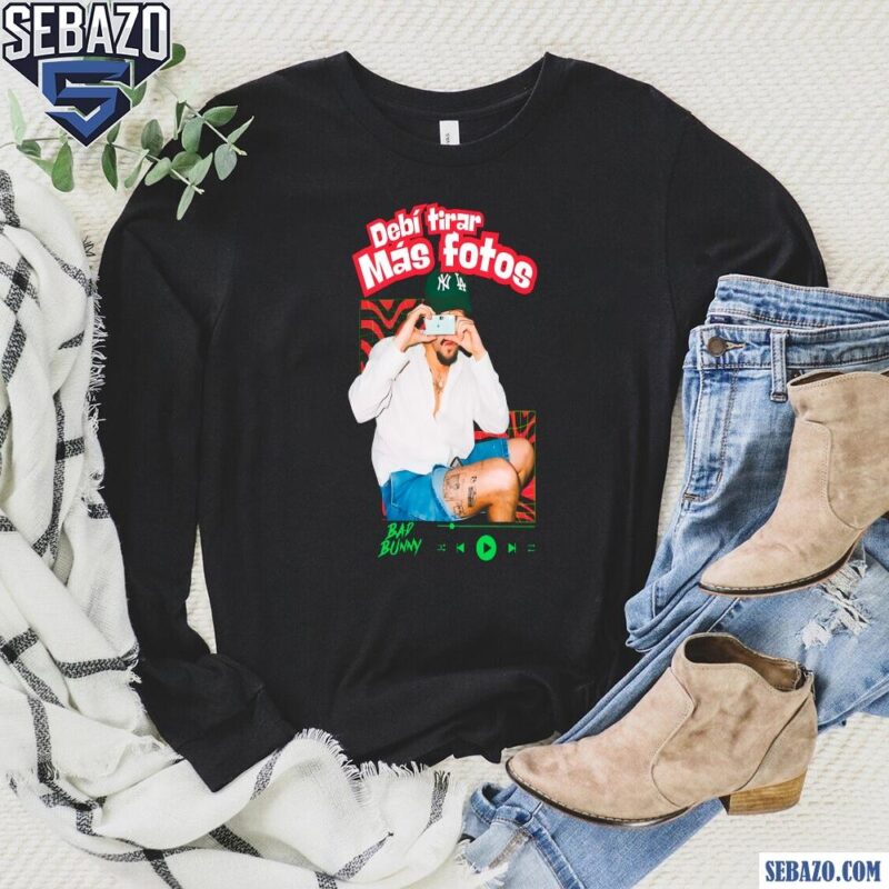 Bad Bunny Photo Album Debi Tirar Mas Fotos Shirt long sleeved