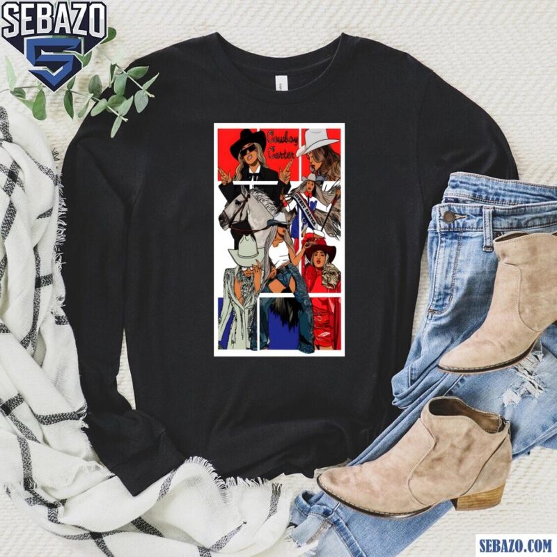 Beyonce Cowboy Carter Tour Art Shirt long sleeved