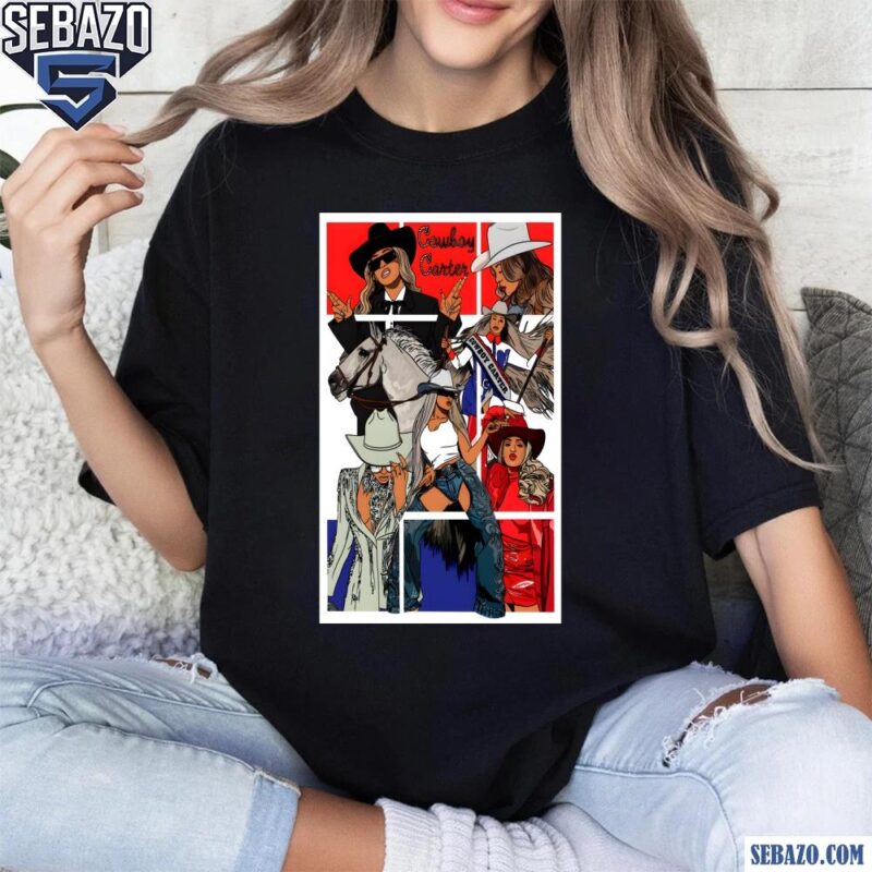 Beyonce Cowboy Carter Tour Art Shirt t-shirt