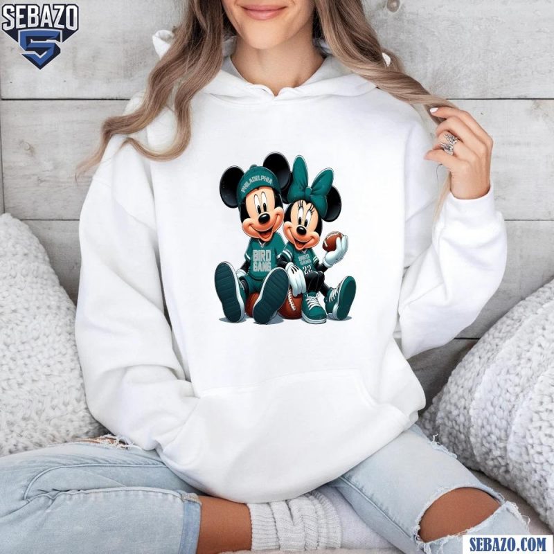 Bird Gang Mickey Minnie Philadelphia Eagles Fans Shirt hoodie