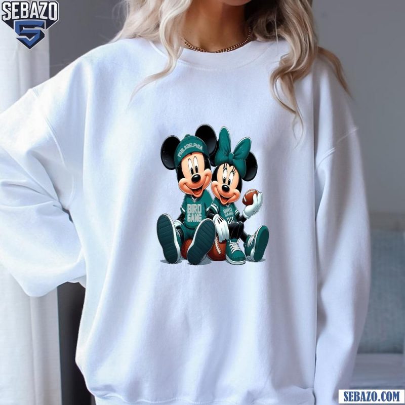 Bird Gang Mickey Minnie Philadelphia Eagles Fans Shirt sweatshirt