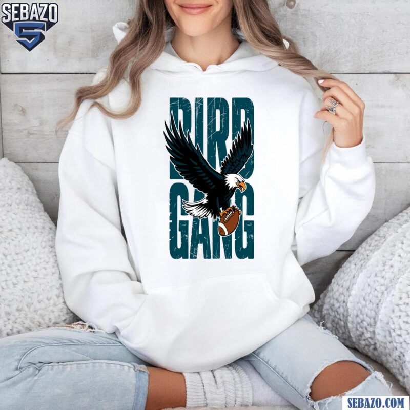 Bird Gang Philadelphia Eagle Champions Super Bowl Trophy Shirt hoodie