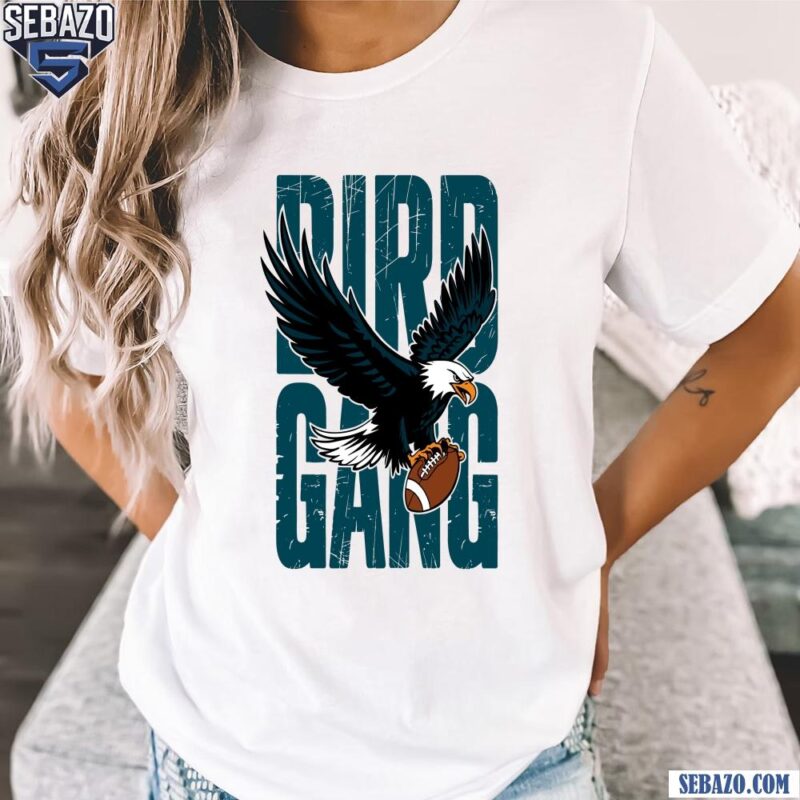 Bird Gang Philadelphia Eagle Champions Super Bowl Trophy Shirt t-shirt