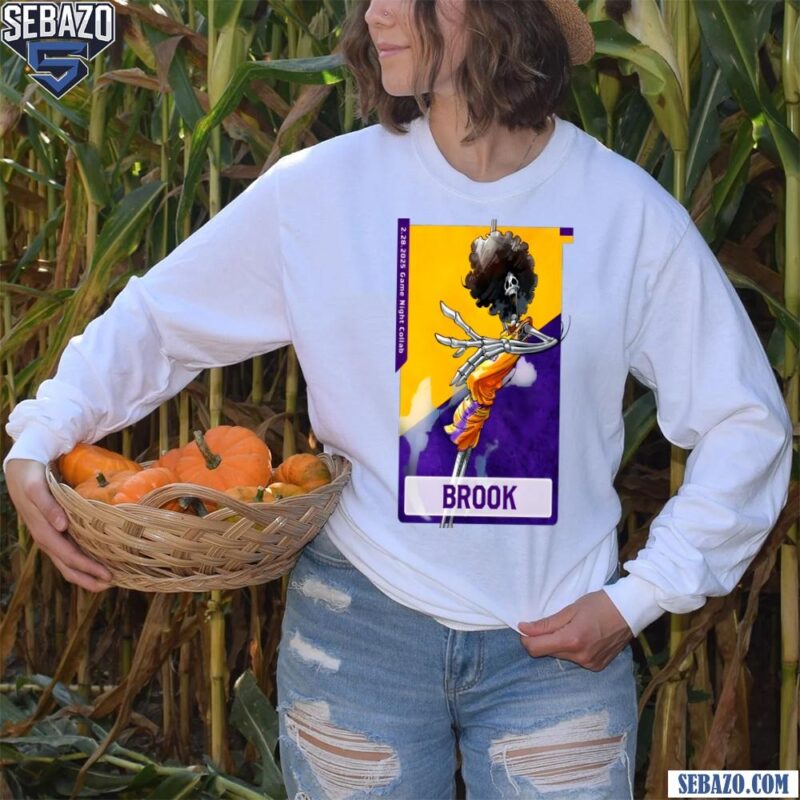 Brook Los Angeles Lakers X One Piece Shirt long sleeved