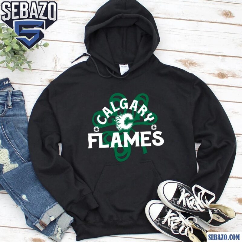 Calgary Flames St Patricks Day Richmond Shamrock Shirt hoodie