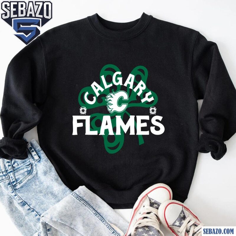 Calgary Flames St Patricks Day Richmond Shamrock Shirt sweatshirt