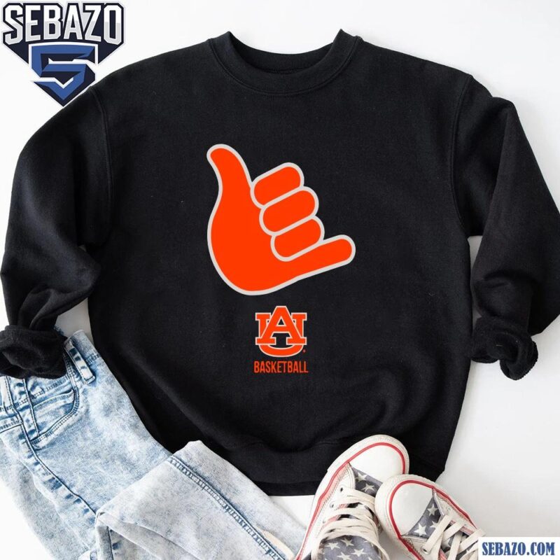 Call God Hand Sign Auburn Tigers Basketball Shirt sweatshirt