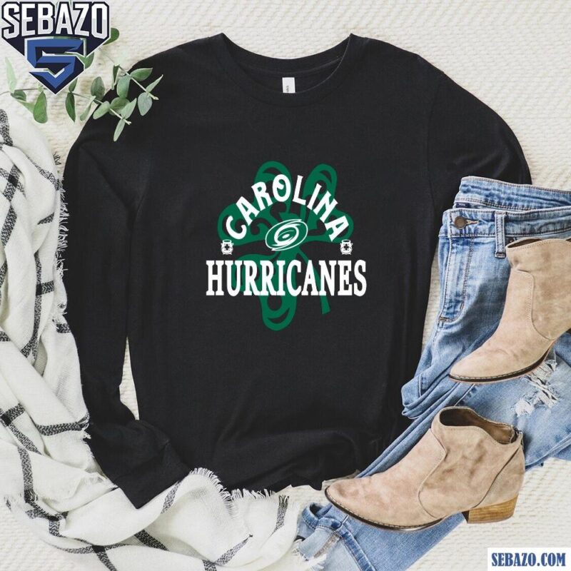 Carolina Hurricanes St Patricks Day Richmond Shamrock Shirt long sleeved